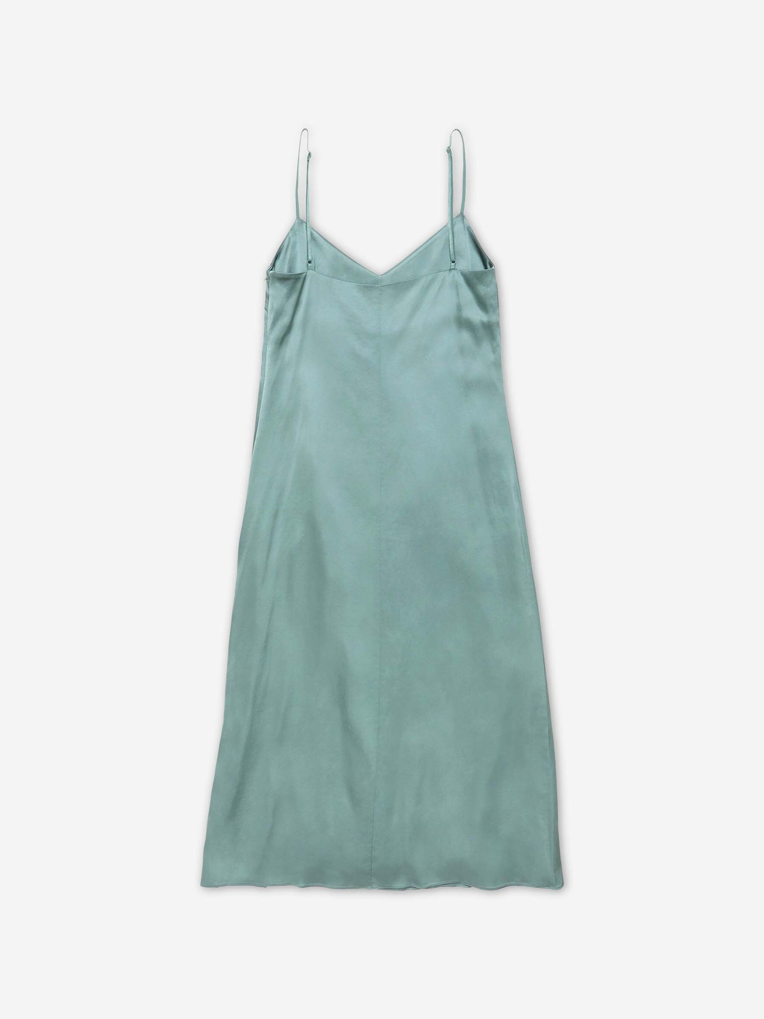 Acne Studios Mujer Barcelona Vestido Midi satin color Verde Turquesa sku 721-000693 01 - Foto 3