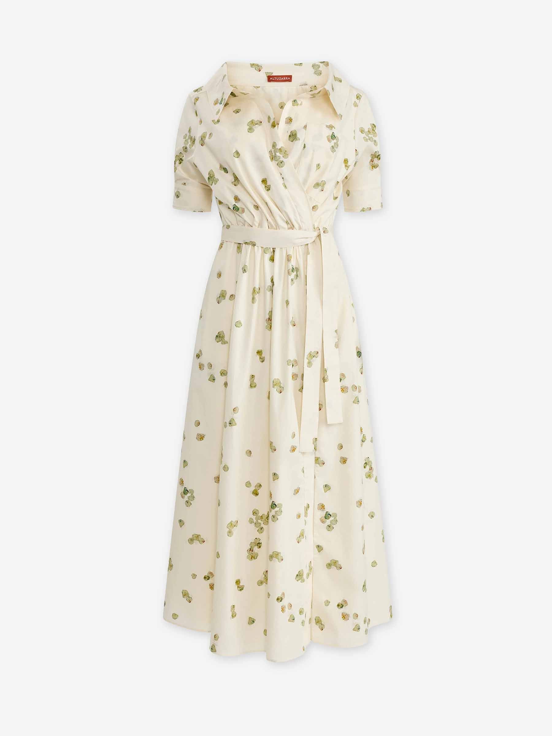 Outlet online Altuzarra Mujer Vestido Midi Lydia color Crema sku 721-000702 01 - Foto 1