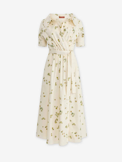Outlet online Altuzarra Mujer Vestido Midi Lydia color Crema sku 721-000702 01 - Foto 1
