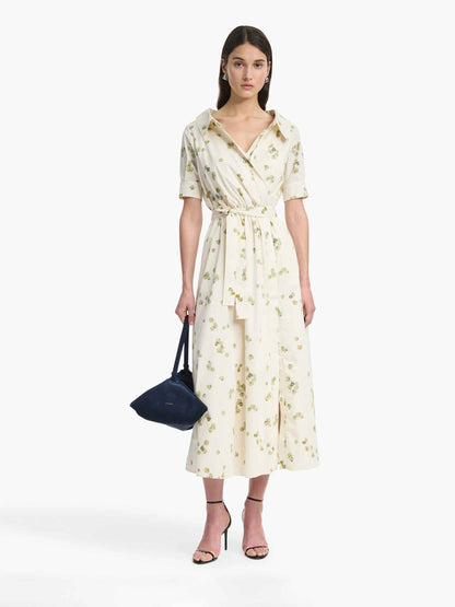 Outlet online Altuzarra Mujer Vestido Midi Lydia color Crema sku 721-000702 01 - Foto 2