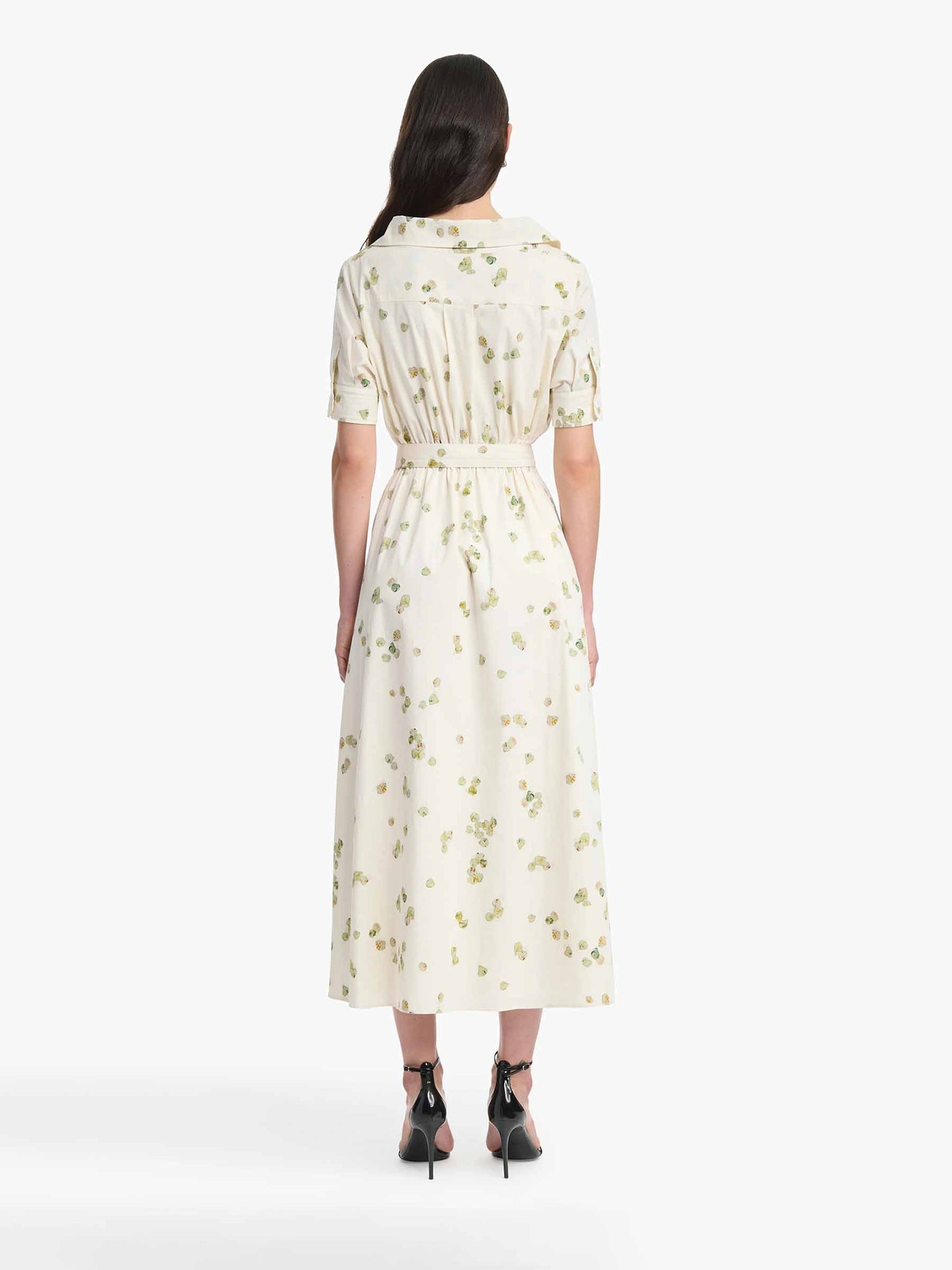 Outlet online Altuzarra Mujer Vestido Midi Lydia color Crema sku 721-000702 01 - Foto 4