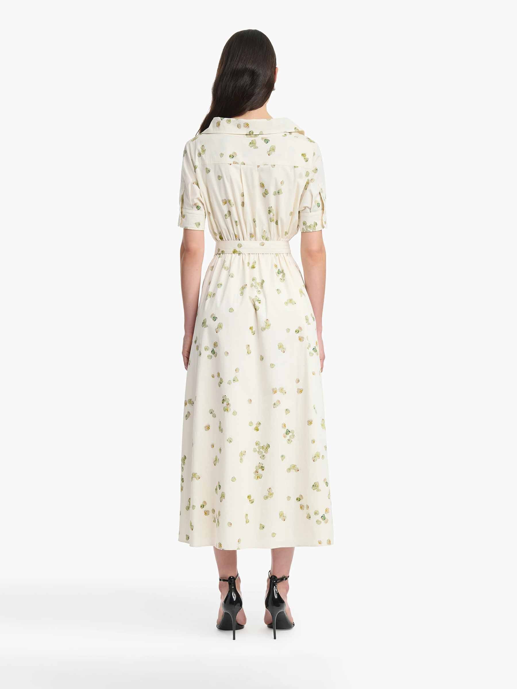 Outlet online Altuzarra Mujer Vestido Midi Lydia color Crema sku 721-000702 01 - Foto 4