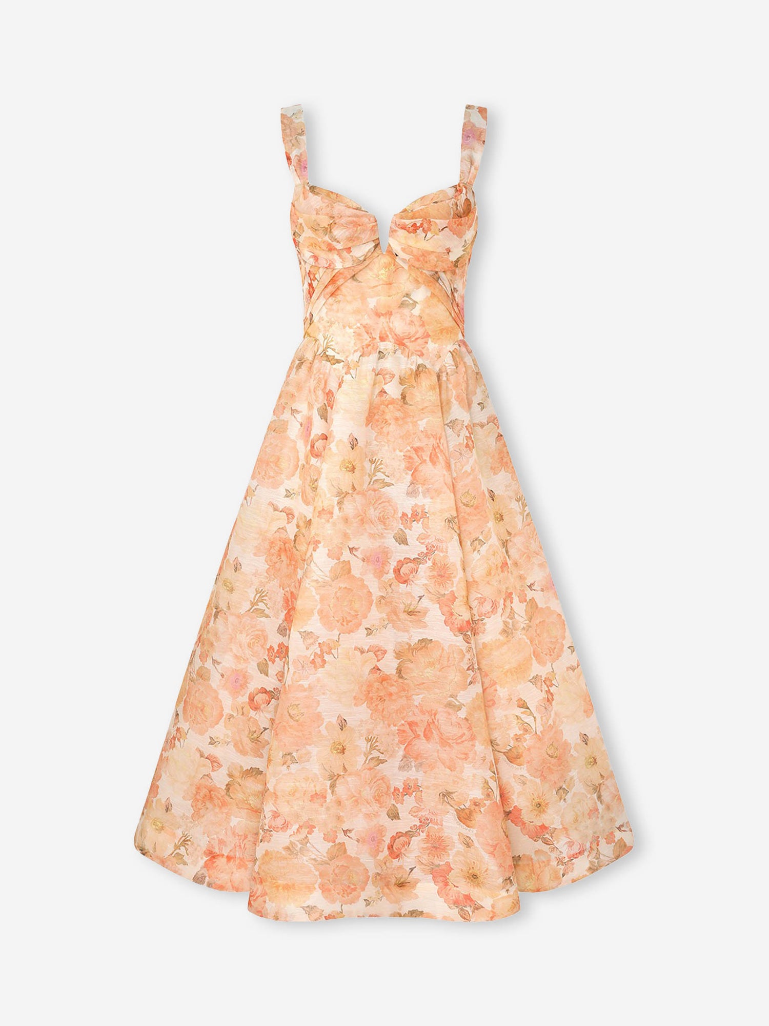 Outlet online Zimmermann Mujer Vestido Midi Rebellion color Floral sku 721-000711 01 - Foto 1