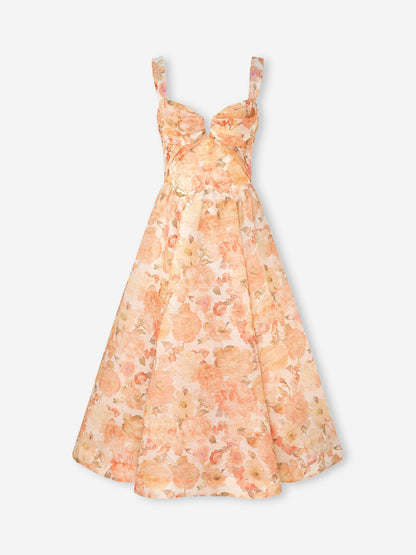 Outlet online Zimmermann Mujer Vestido Midi Rebellion color Floral sku 721-000711 01 - Foto 1