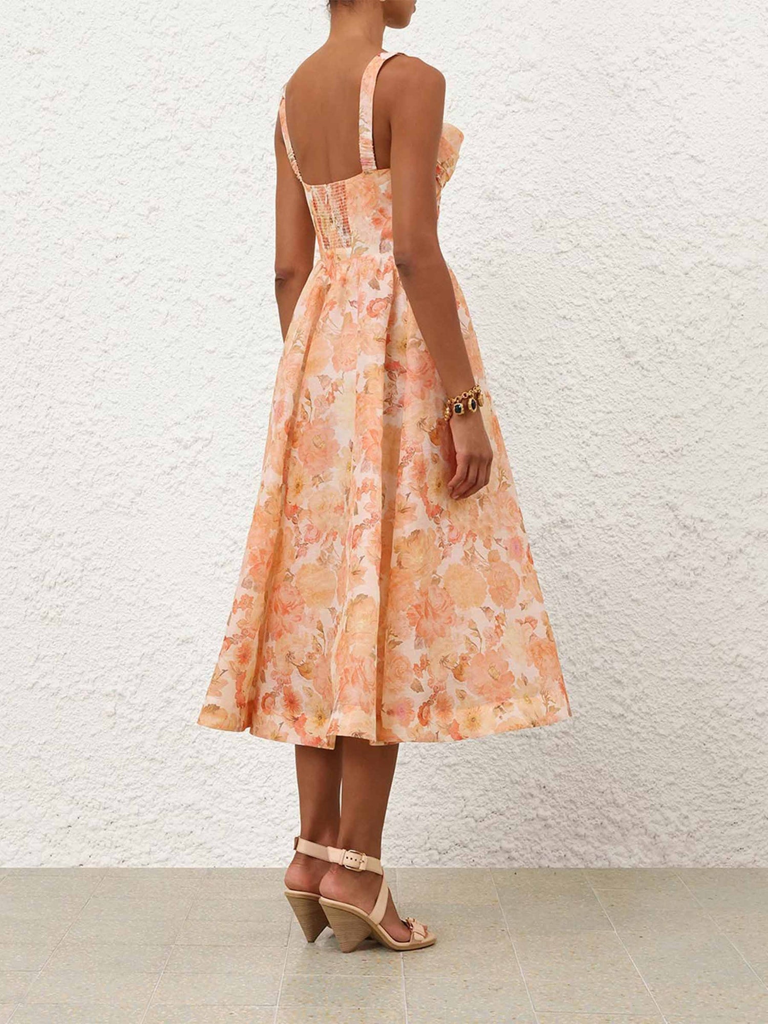 Outlet online Zimmermann Mujer Vestido Midi Rebellion color Floral sku 721-000711 01 - Foto 3