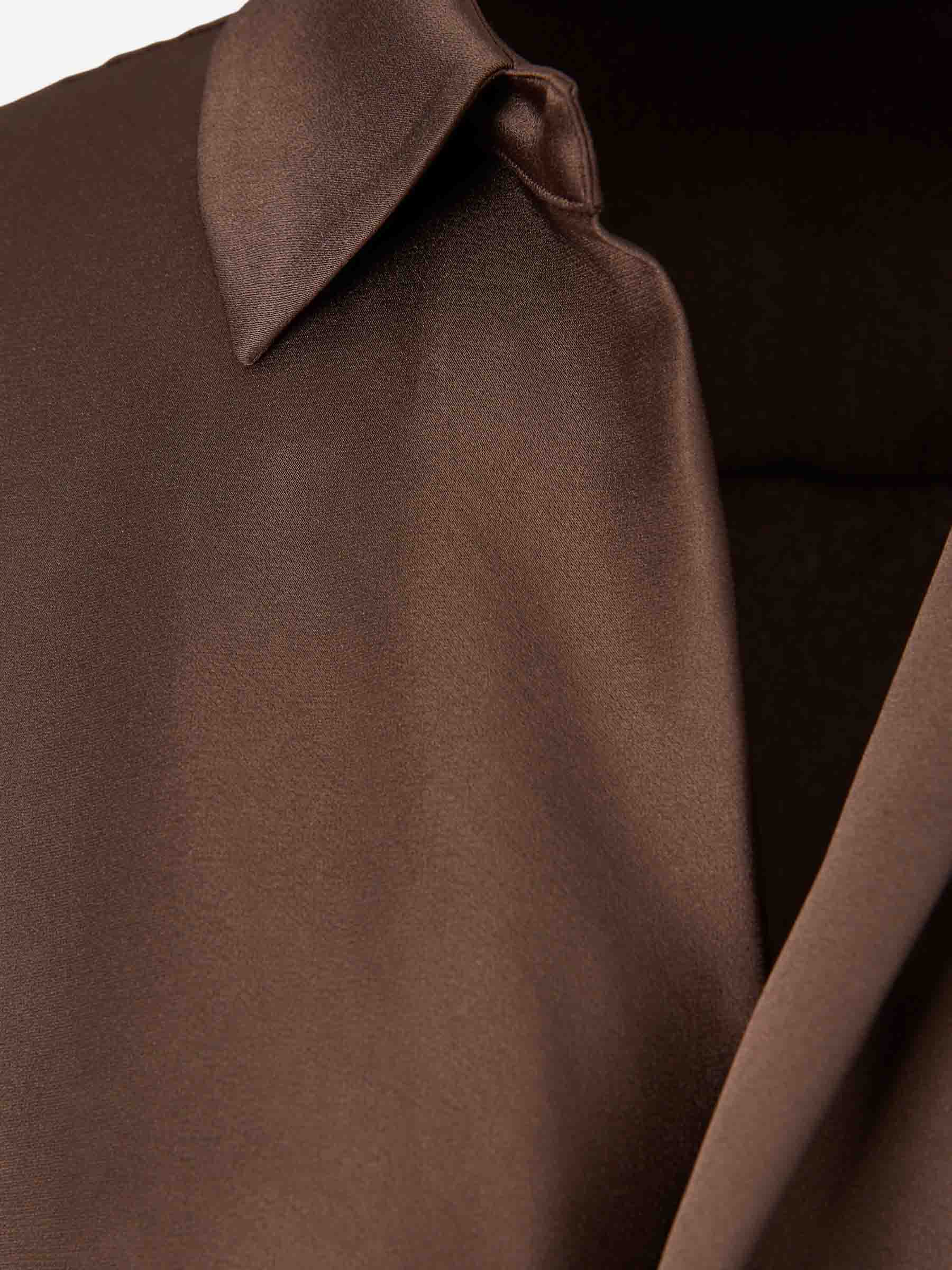 Outlet online Simkhai Mujer Vestido Midi Asimétrico color Marrón sku 721-000715 01 - Foto 3