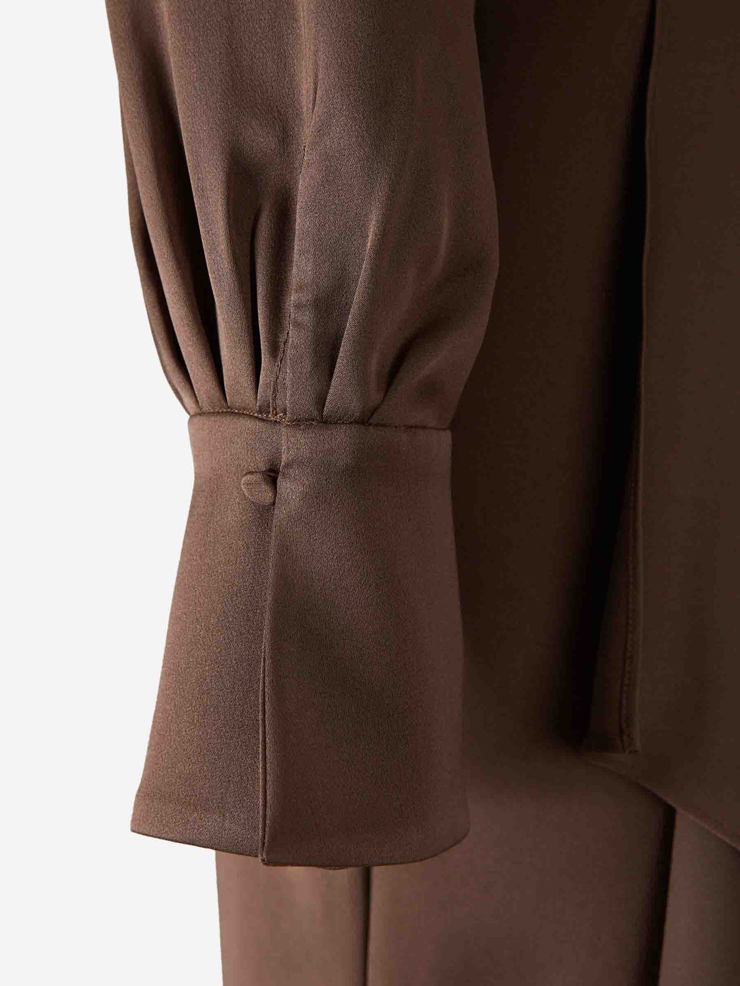 Outlet online Simkhai Mujer Vestido Midi Asimétrico color Marrón sku 721-000715 01 - Foto 5