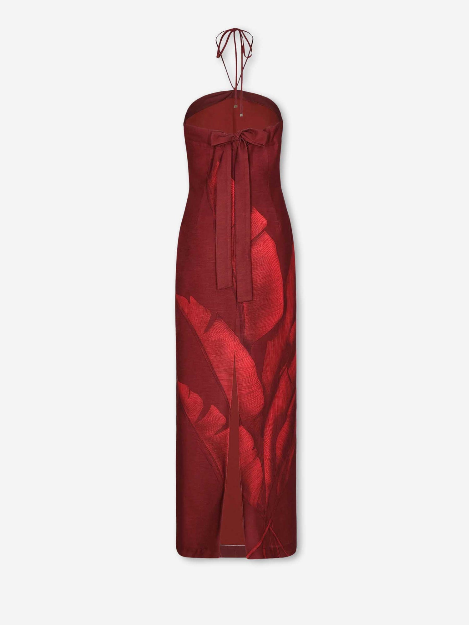 Andres Otalora Mujer Barcelona Vestido Maxi Costera color Burdeos sku 721-000723 01 - Foto 2