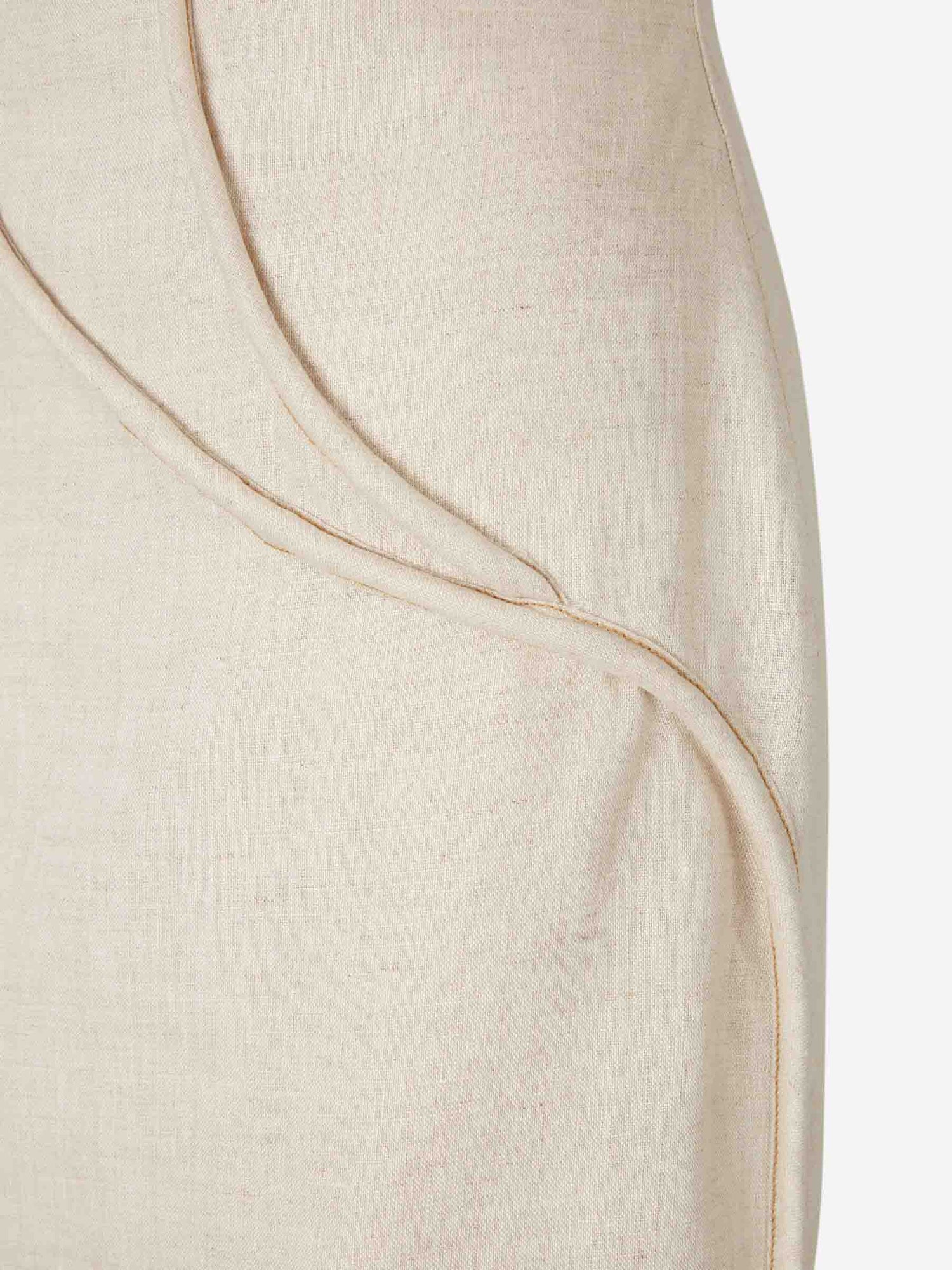 Outlet online Andres Otalora Mujer Vestido Midi Florecer color Marfil sku 721-000724 01 - Foto 4