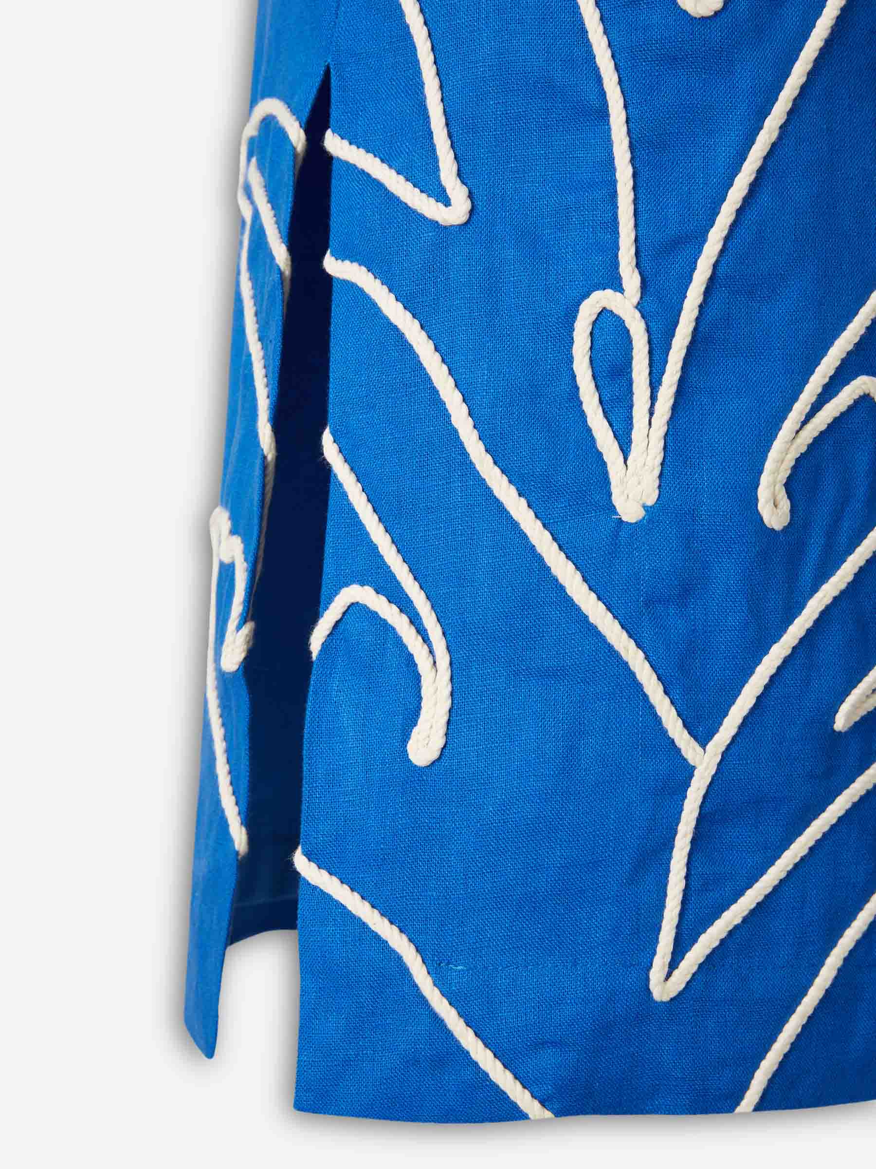 Outlet online Andres Otalora Mujer Vestido Midi Inoportuna color Azul sku 721-000727 01 - Foto 5