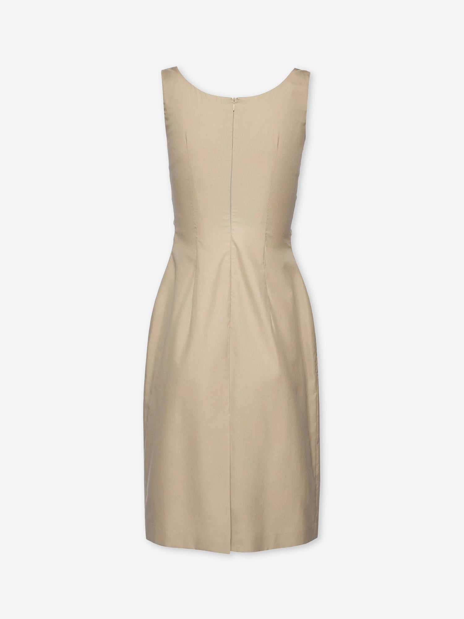 Outlet online Magda Butrym Mujer Vestido Midi Escote Drapeado color Beige sku 721-000736 01 - Foto 3