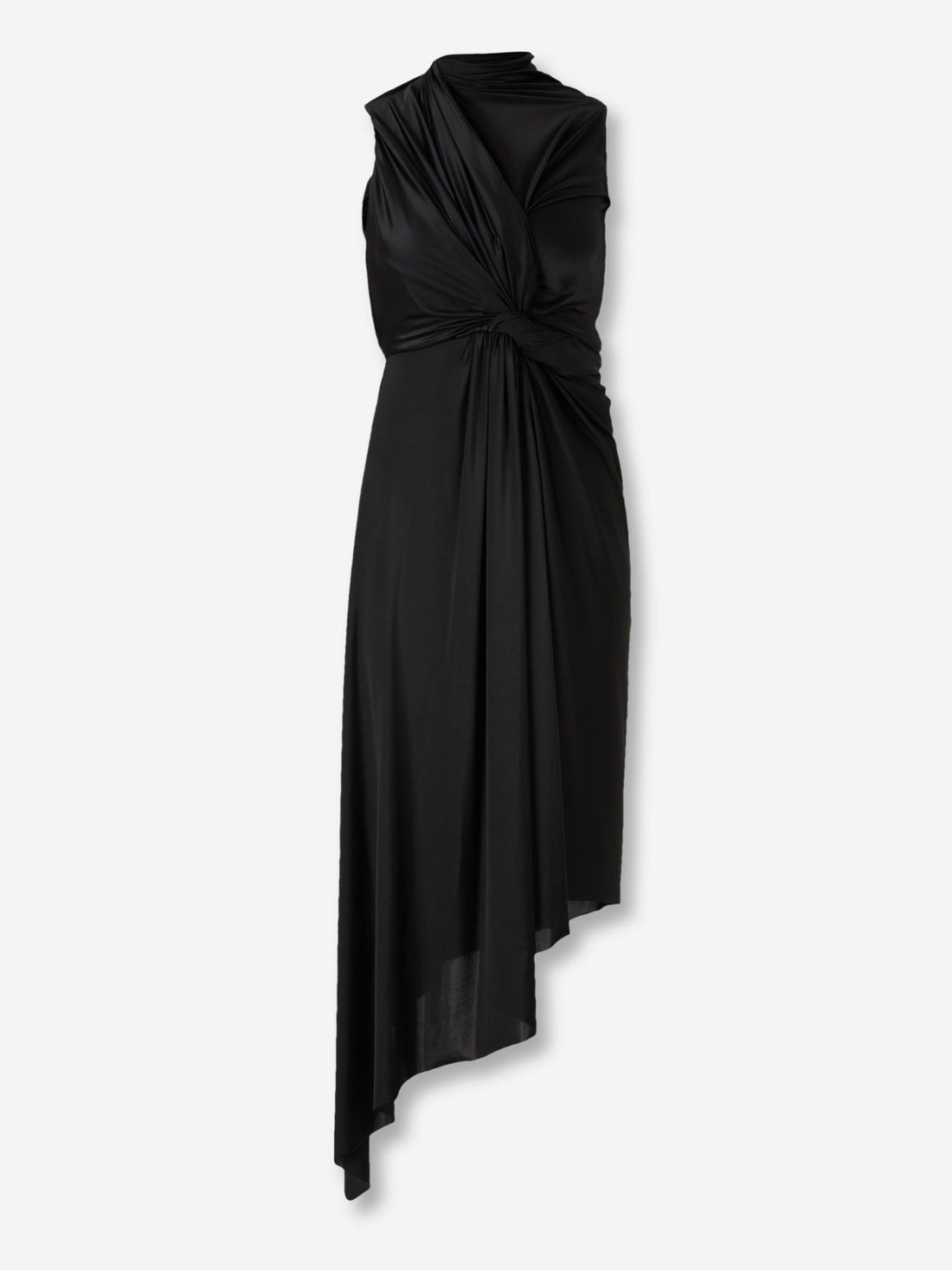 Outlet online Balenciaga Mujer Vestido Midi Drapeado color Negro sku 721-000737 01 - Foto 1