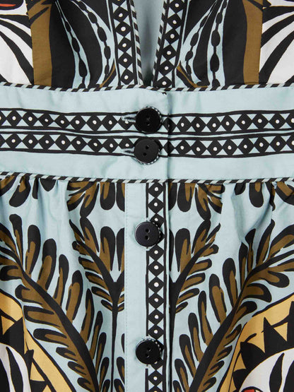 Outlet online Farm Rio Mujer Vestido Maxi Balamana color Multicolor sku 721-000750 01 - Foto 3