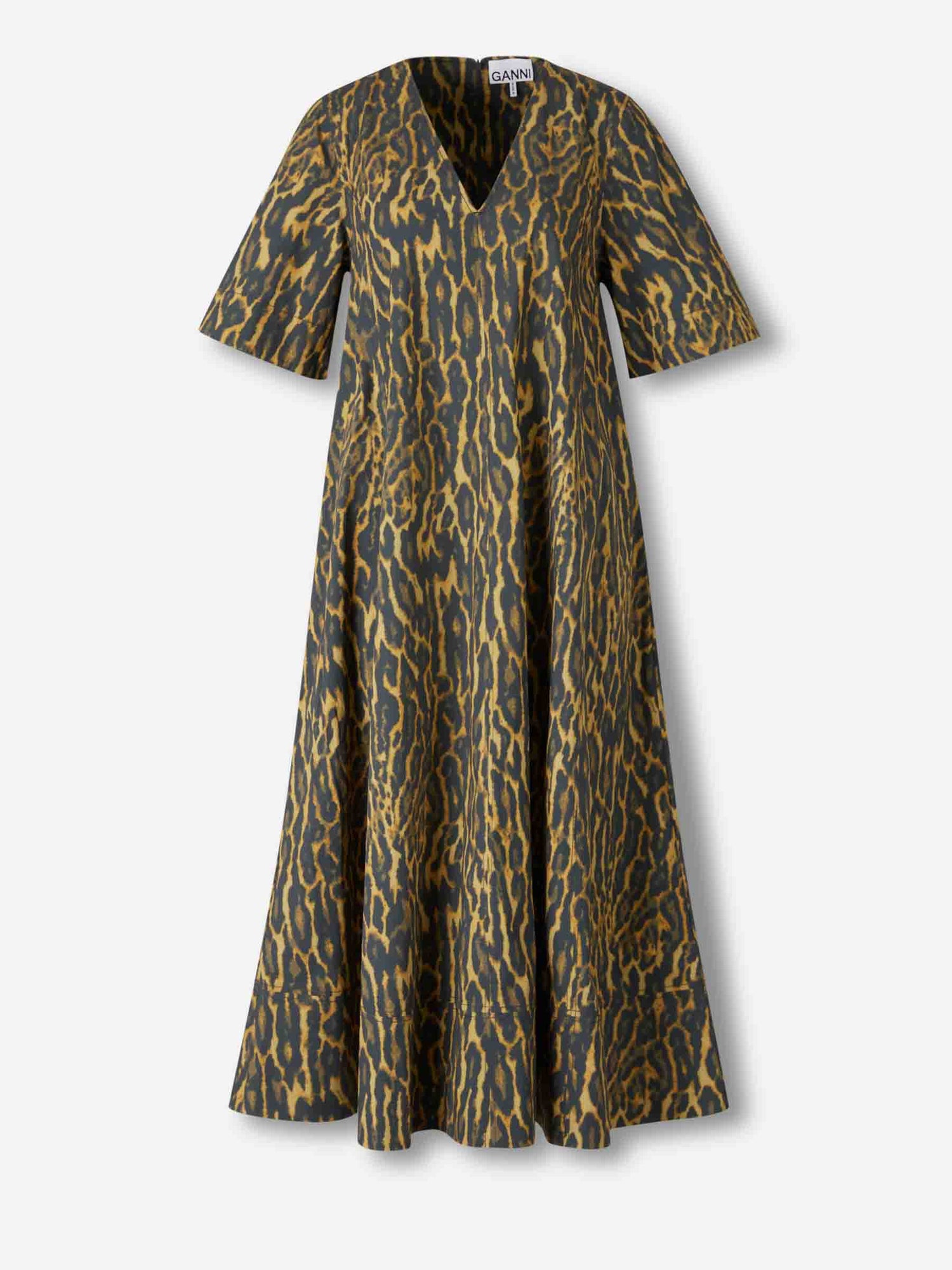 Outlet online Ganni Mujer Vestido Midi Leopardo color Leopardo sku 721-000760 00 - Foto 1