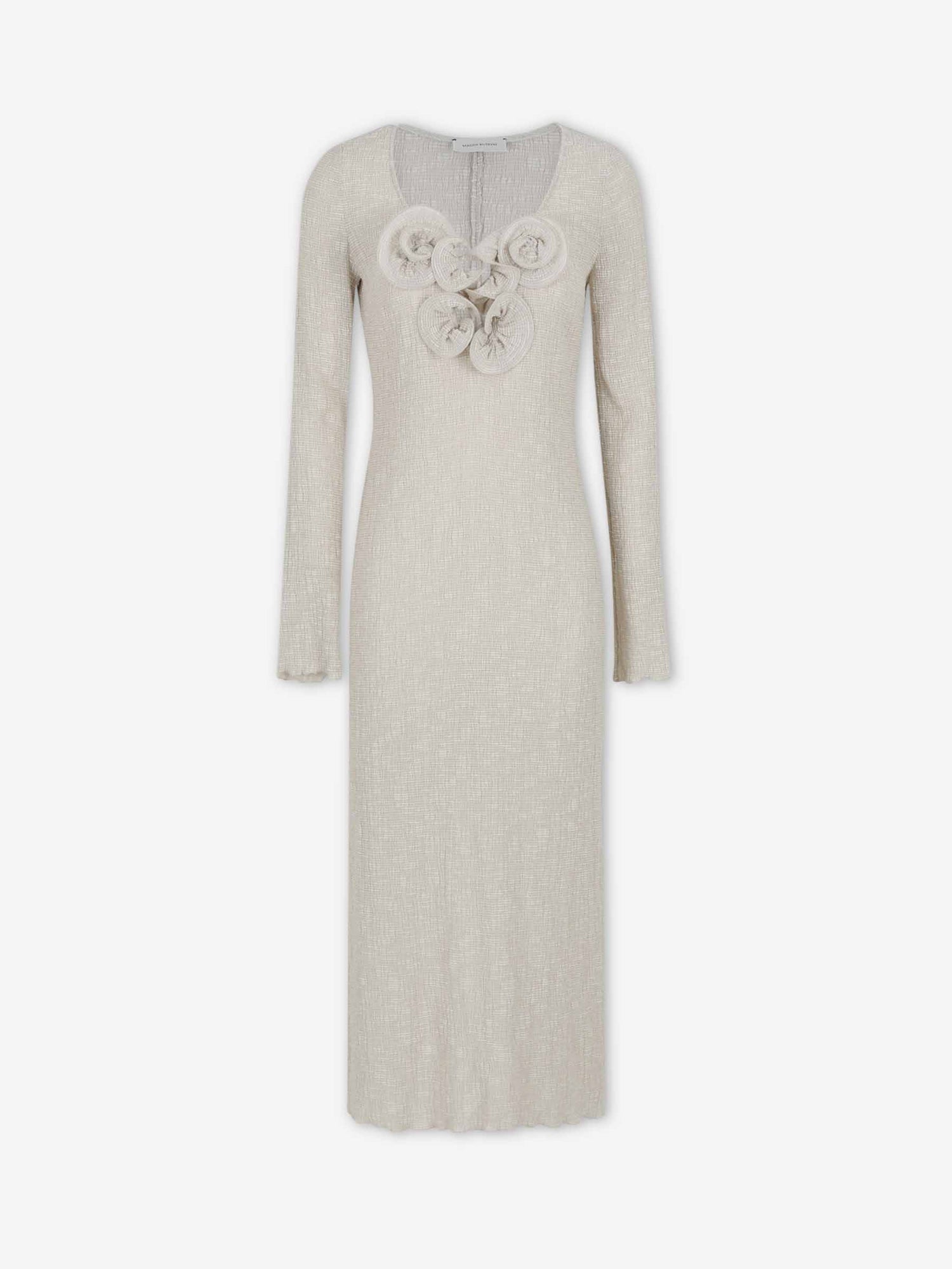 Magda Butrym Mujer Barcelona Vestido Midi Floral color Beige sku 721-000769 01 - Foto 1