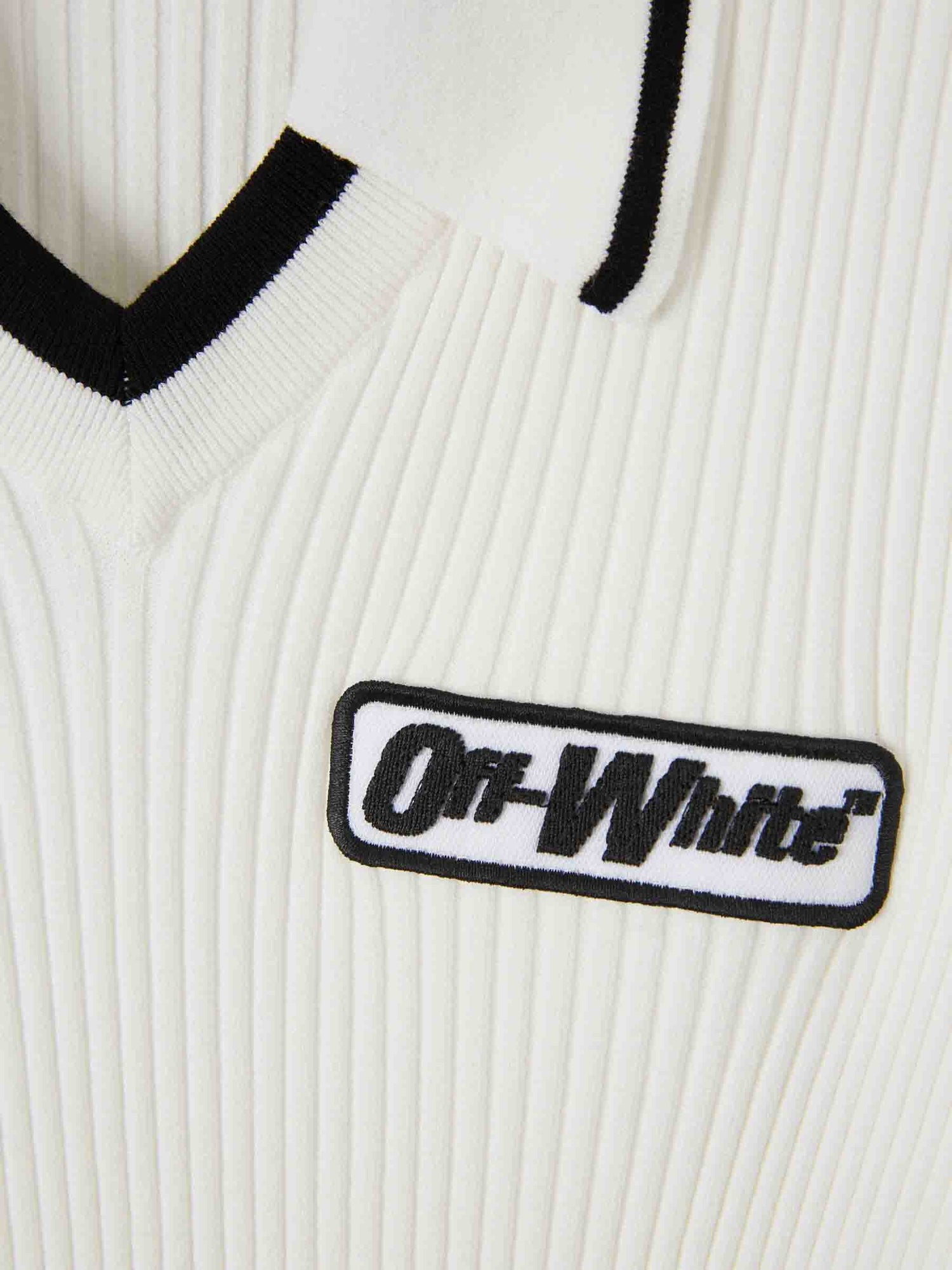Off-White Mujer Barcelona Vestido Mini Punto color Blanco sku 721-000796 01 - Foto 4