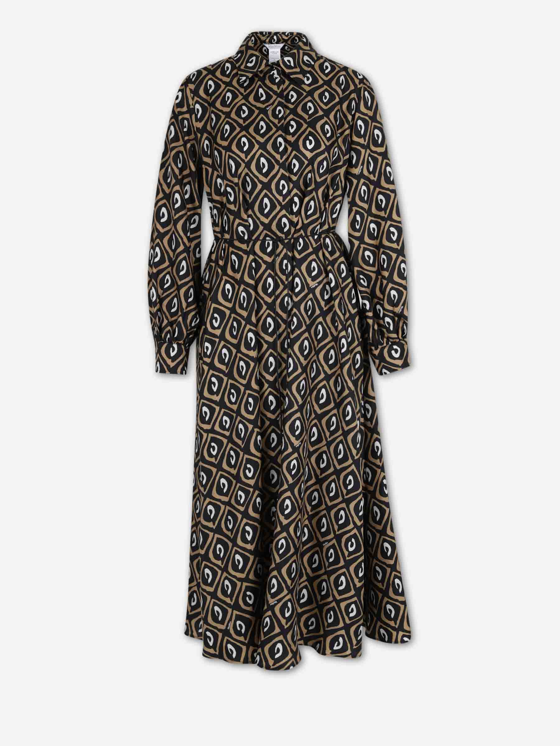 Outlet online Max Mara Mujer Vestido Midi Estampado color Multicolor sku 721-000805 01 - Foto 1
