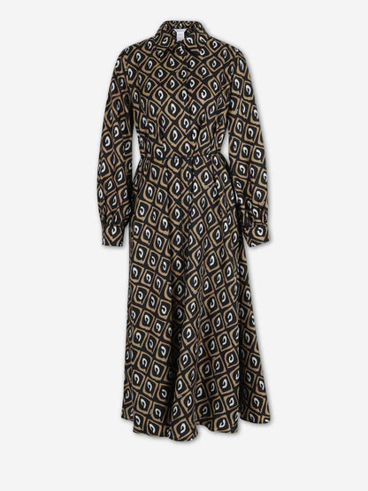 Outlet online Max Mara Mujer Vestido Midi Estampado color Multicolor sku 721-000805 01 - Foto 1
