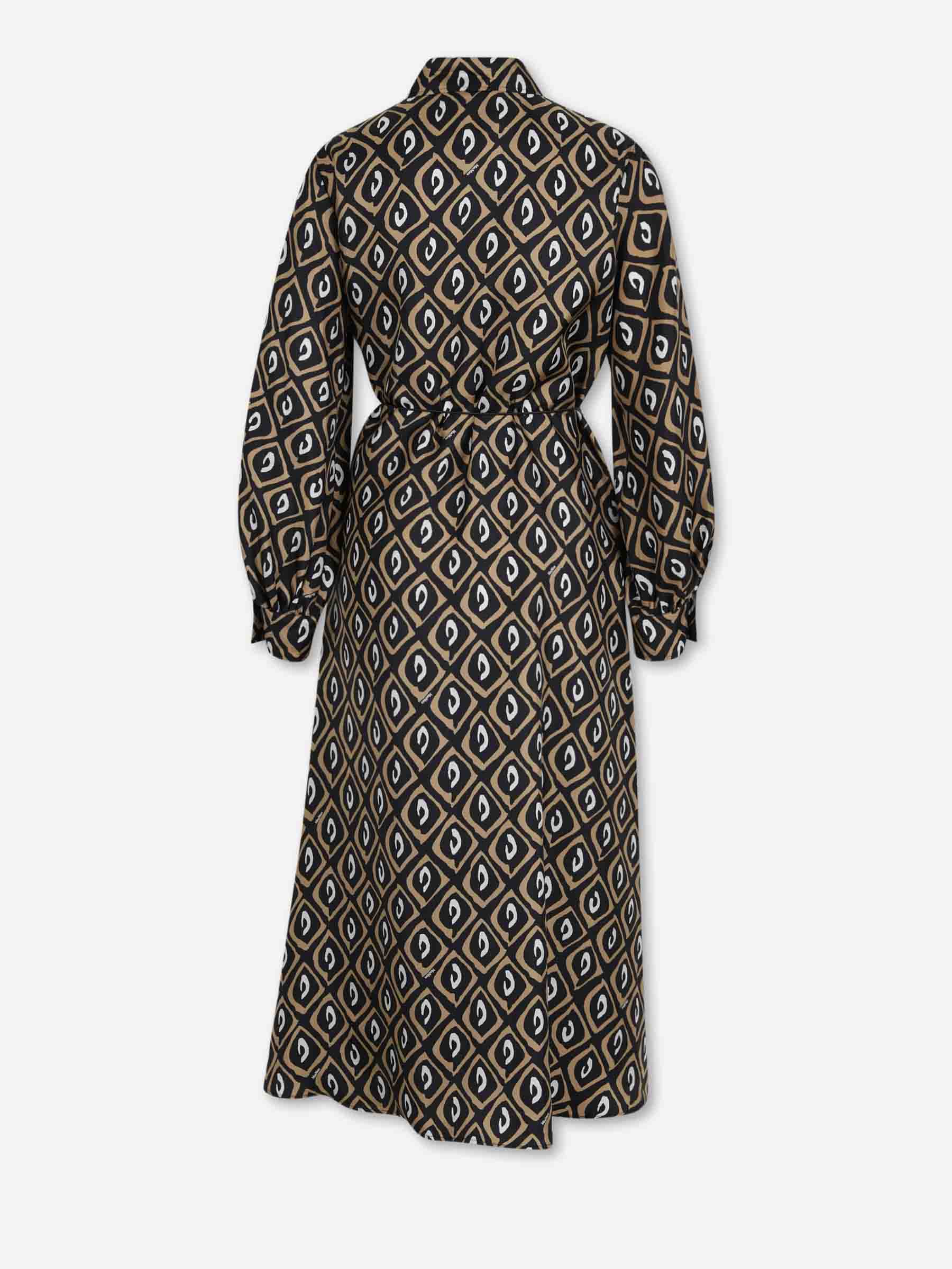 Outlet online Max Mara Mujer Vestido Midi Estampado color Multicolor sku 721-000805 01 - Foto 2