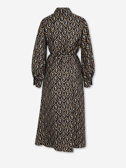 Outlet online Max Mara Mujer Vestido Midi Estampado color Multicolor sku 721-000805 01 - Foto 2
