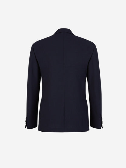 Outlet online Lardini Hombre Traje Texturizado Lana color Azul Noche sku 312-002787 01 - Foto 2
