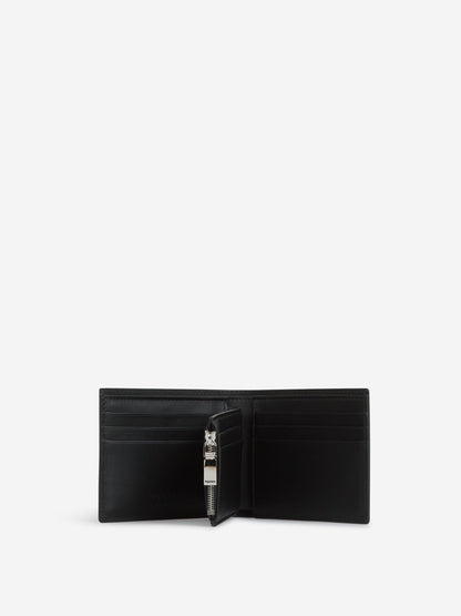 Outlet online McQueen Hombre Cartera Piel Logo color Negro sku 691-001384 01 - Foto 3