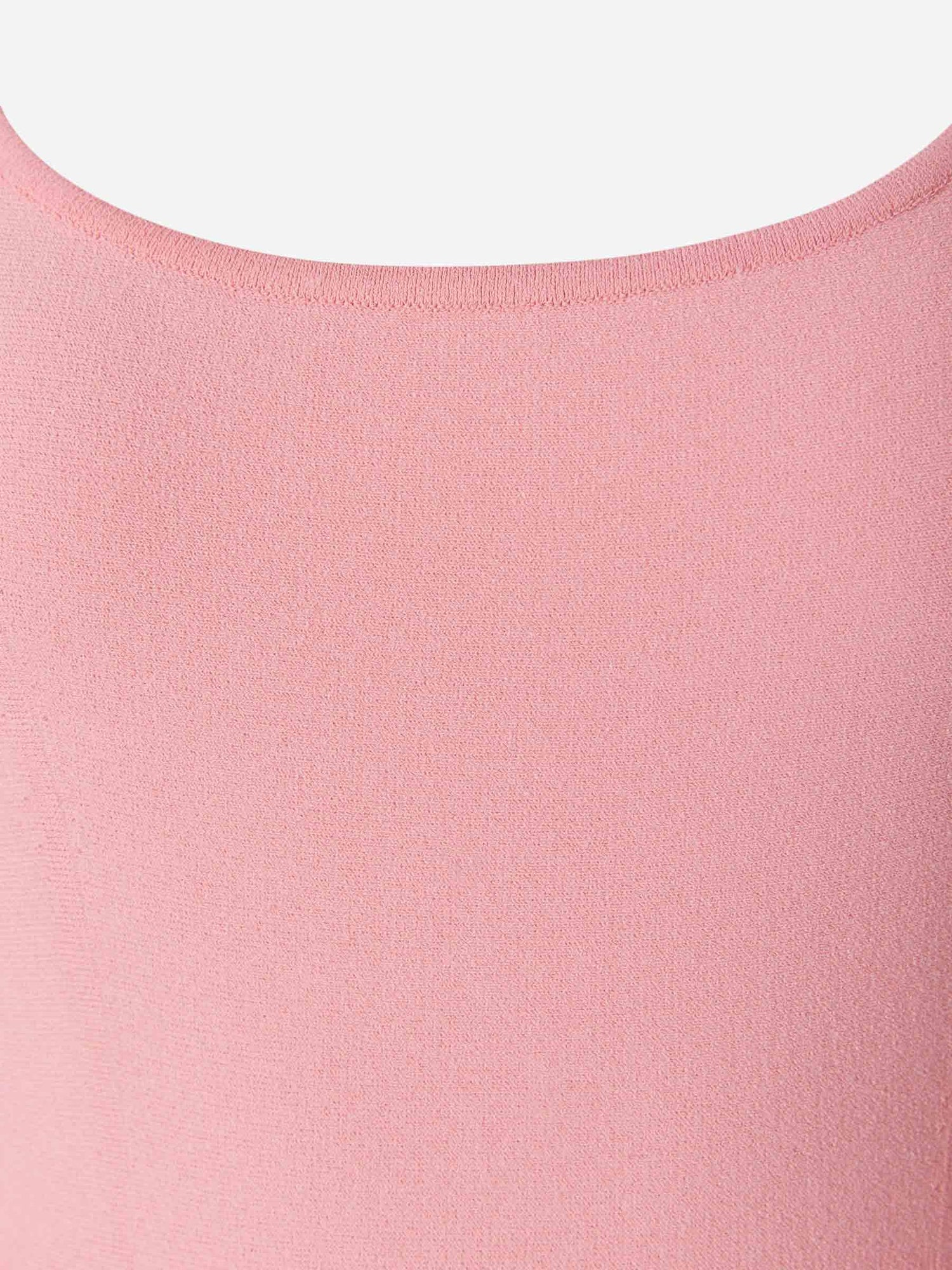 Outlet online Alexander McQueen Mujer Vestido Volantes Mini color Rosa Empolvado sku 731-005238 01 - Foto 4