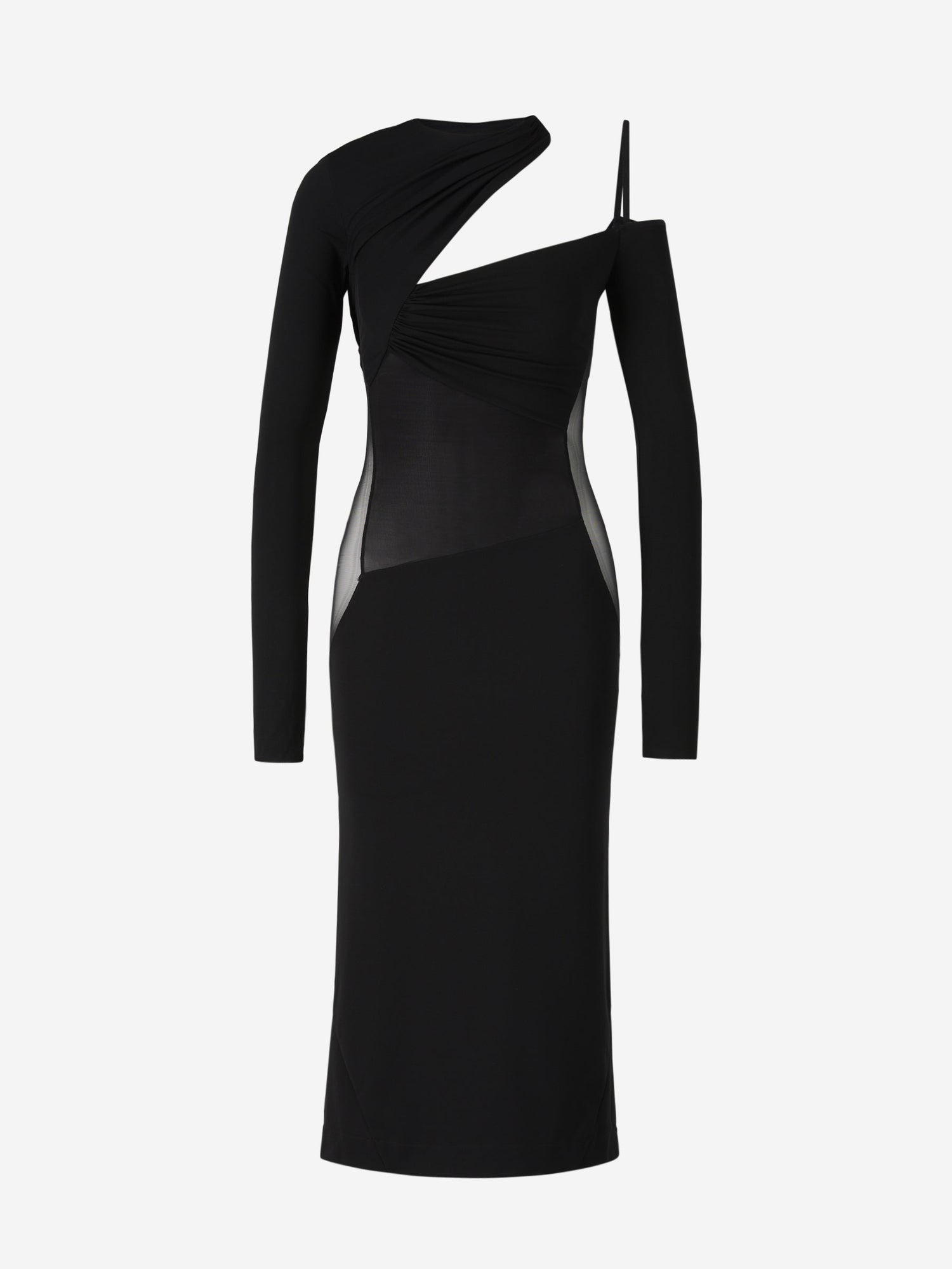 Outlet online Nensi Dojaka Mujer Vestido Drapeado Paneles color Negro sku 731-005609 01 - Foto 1