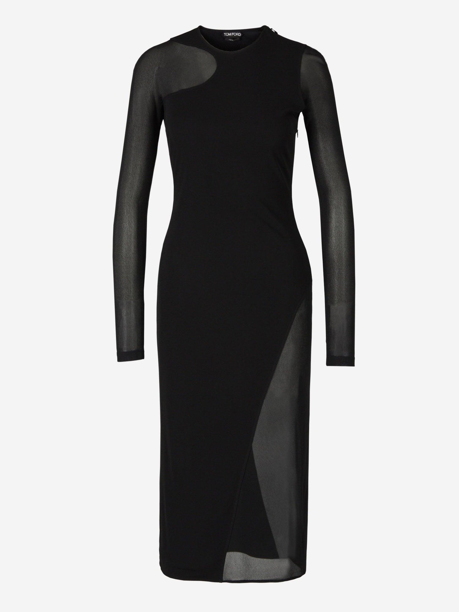 Outlet online Tom Ford Mujer Vestido Tubino Midi color Negro sku 731-005633 01 - Foto 1