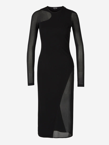 Outlet online Tom Ford Mujer Vestido Tubino Midi color Negro sku 731-005633 01 - Foto 1