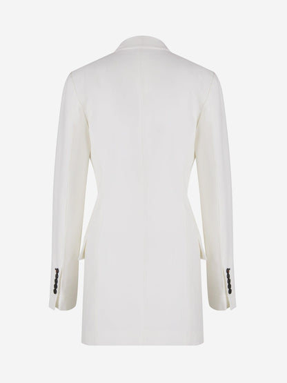 Victoria Beckham Blazer Vestido Doble Botonadura color Marfil sku 731-005664 01 - Foto 2