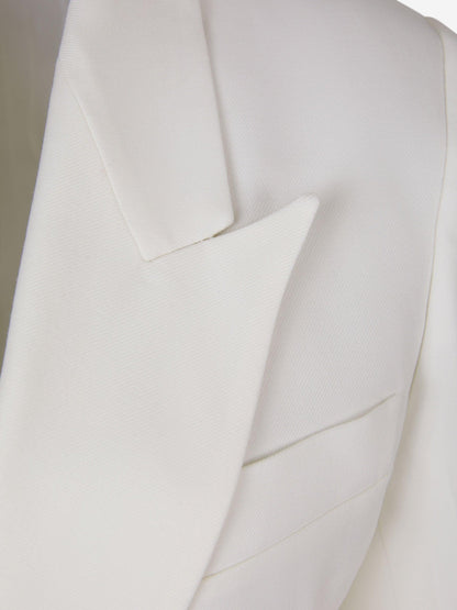 Victoria Beckham Blazer Vestido Doble Botonadura color Marfil sku 731-005664 01 - Foto 3