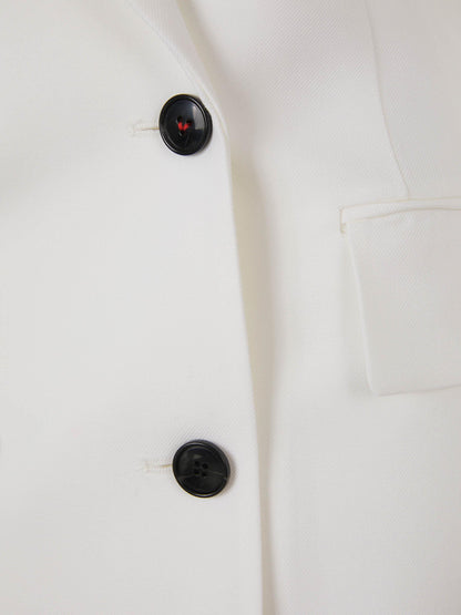 Victoria Beckham Blazer Vestido Doble Botonadura color Marfil sku 731-005664 01 - Foto 4