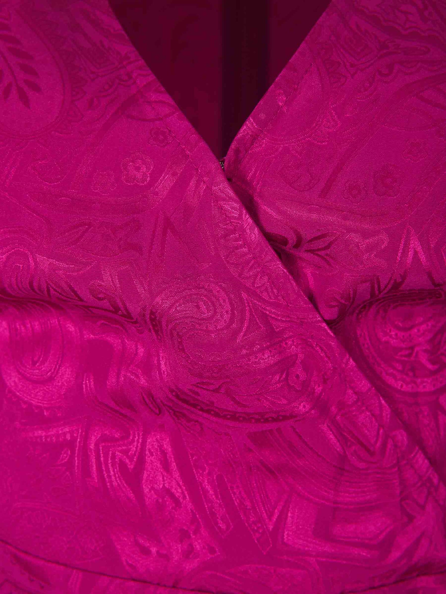 Outlet online Veronica Beard Mujer Vestido Paisley Wiess color Fucsia sku 731-005721 01 - Foto 3