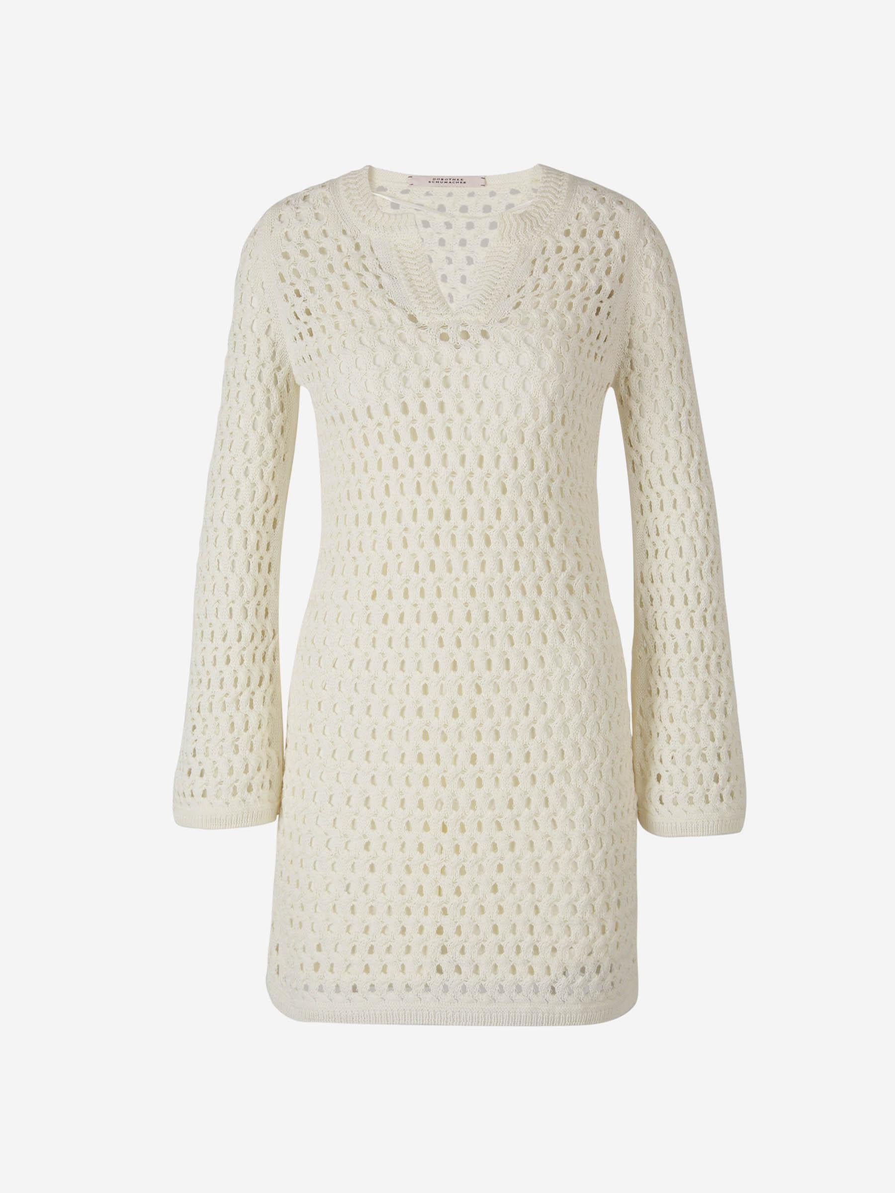 Outlet online Dorothee Schumacher Mujer Vestido Punto Algodón color Crema sku 731-005743 01 - Foto 1