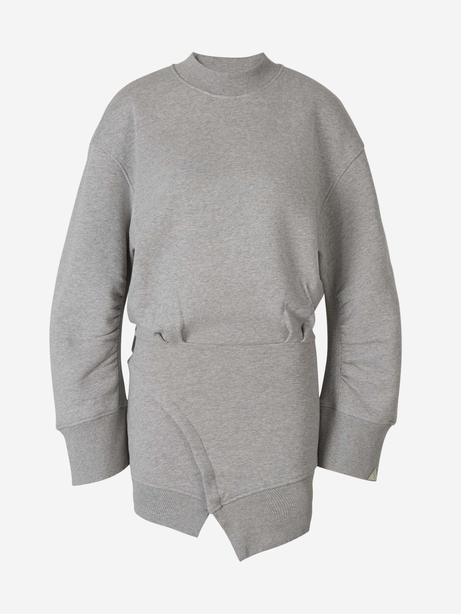 Outlet online The Attico Mujer Vestido Sudadera Mini color Gris Claro sku 731-005771 01 - Foto 1