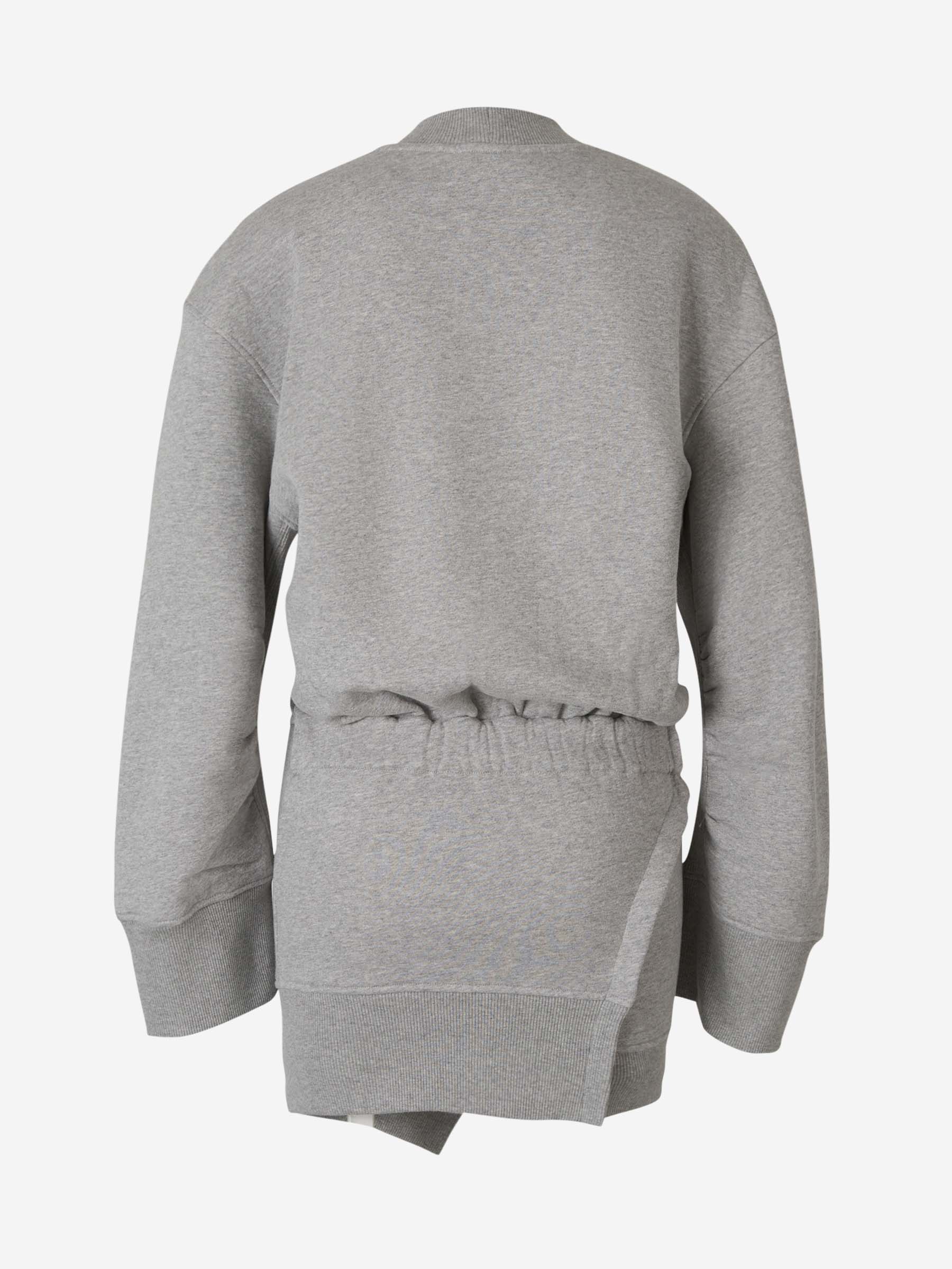 Outlet online The Attico Mujer Vestido Sudadera Mini color Gris Claro sku 731-005771 01 - Foto 2