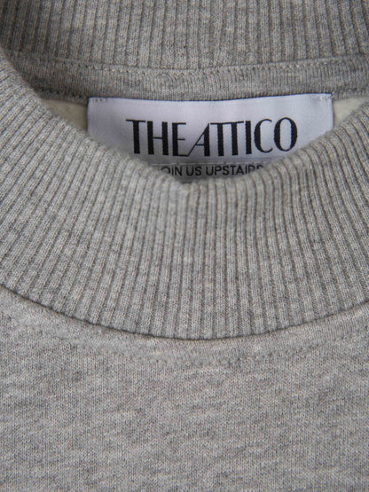Outlet online The Attico Mujer Vestido Sudadera Mini color Gris Claro sku 731-005771 01 - Foto 3