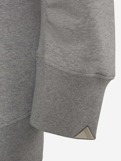 Outlet online The Attico Mujer Vestido Sudadera Mini color Gris Claro sku 731-005771 01 - Foto 4