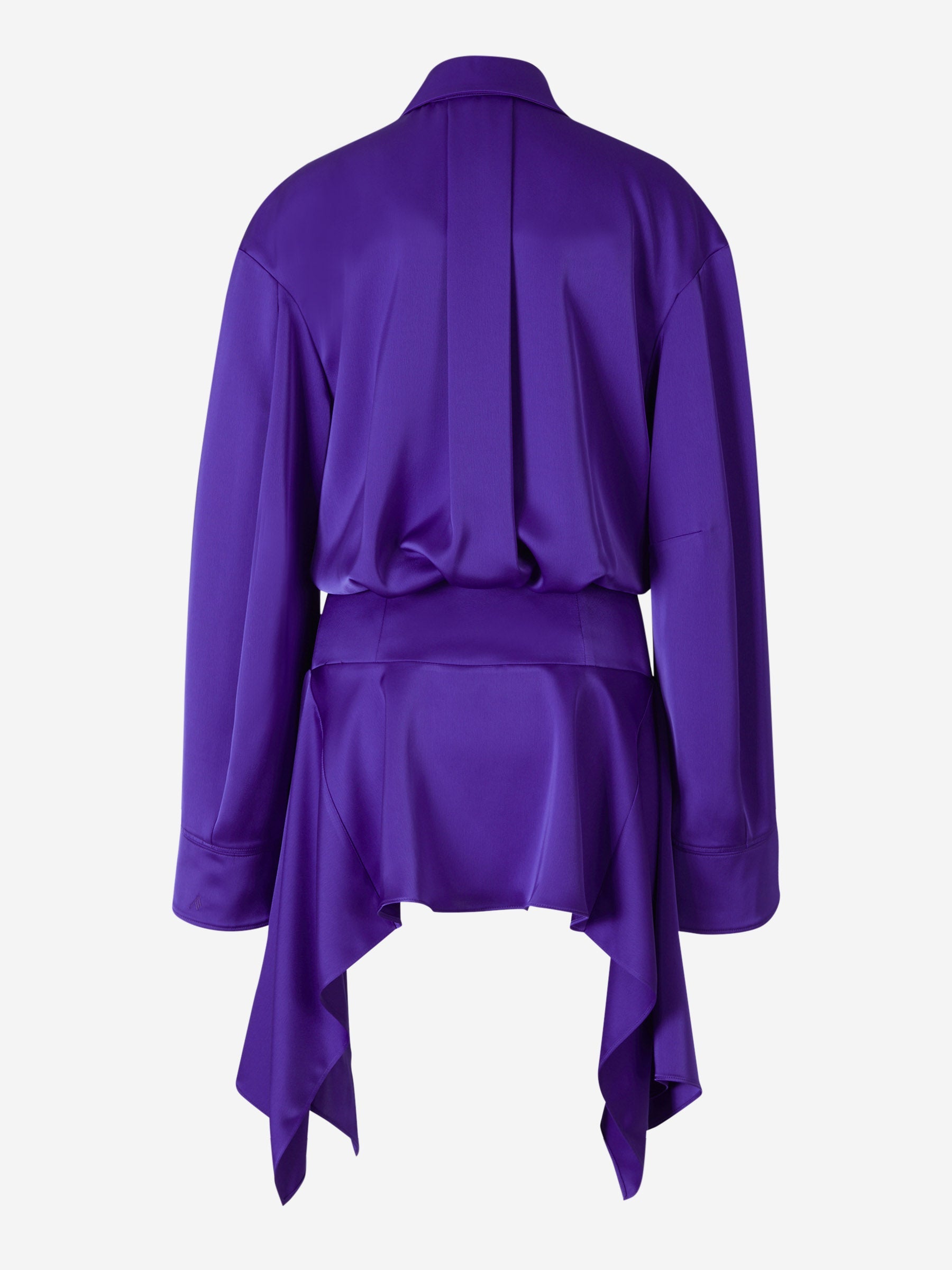 Outlet online The Attico Mujer Vestido Mischa Asimétrico color Violeta sku 731-005772 01 - Foto 2