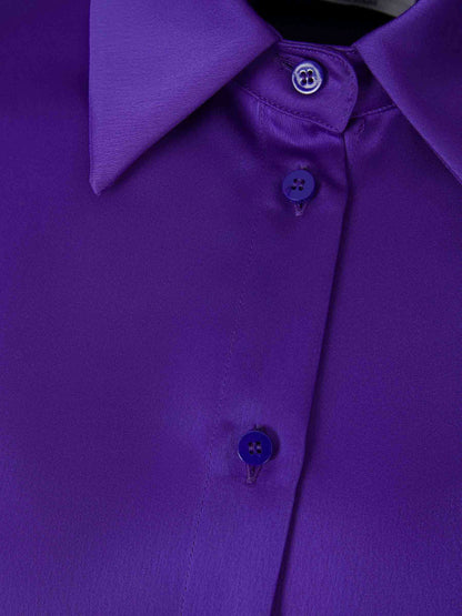 Outlet online The Attico Mujer Vestido Mischa Asimétrico color Violeta sku 731-005772 01 - Foto 3