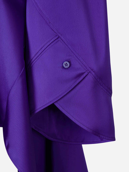 Outlet online The Attico Mujer Vestido Mischa Asimétrico color Violeta sku 731-005772 01 - Foto 4