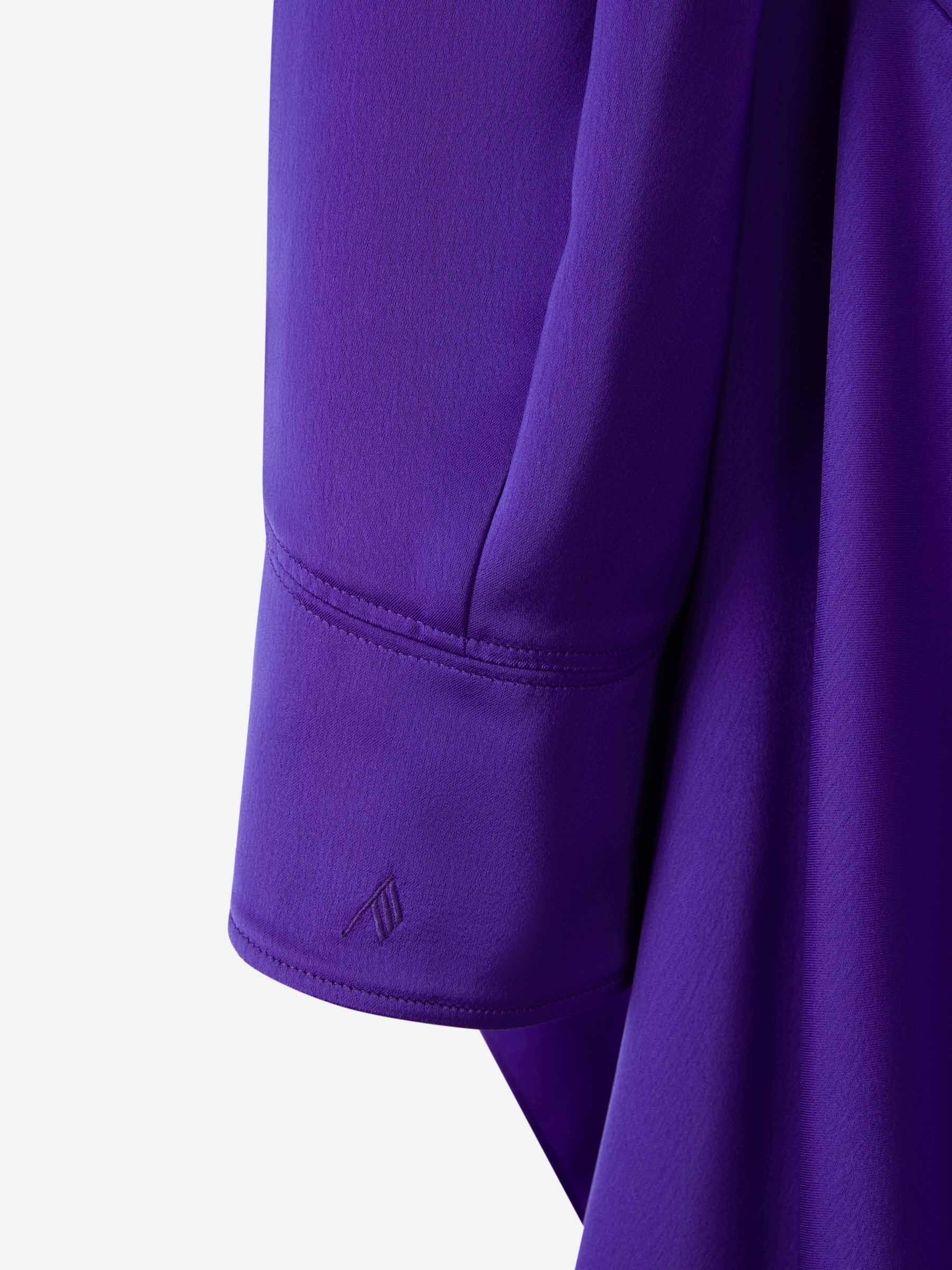 Outlet online The Attico Mujer Vestido Mischa Asimétrico color Violeta sku 731-005772 01 - Foto 5