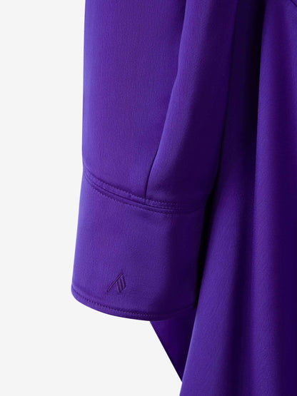 Outlet online The Attico Mujer Vestido Mischa Asimétrico color Violeta sku 731-005772 01 - Foto 5