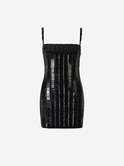 Outlet online The Attico Mujer Vestido Mini Rue color Negro sku 731-005773 01 - Foto 1