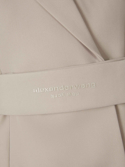 Outlet online Alexander Wang Mujer Vestido Blazer Cinturón color Beis sku 731-005791 01 - Foto 4