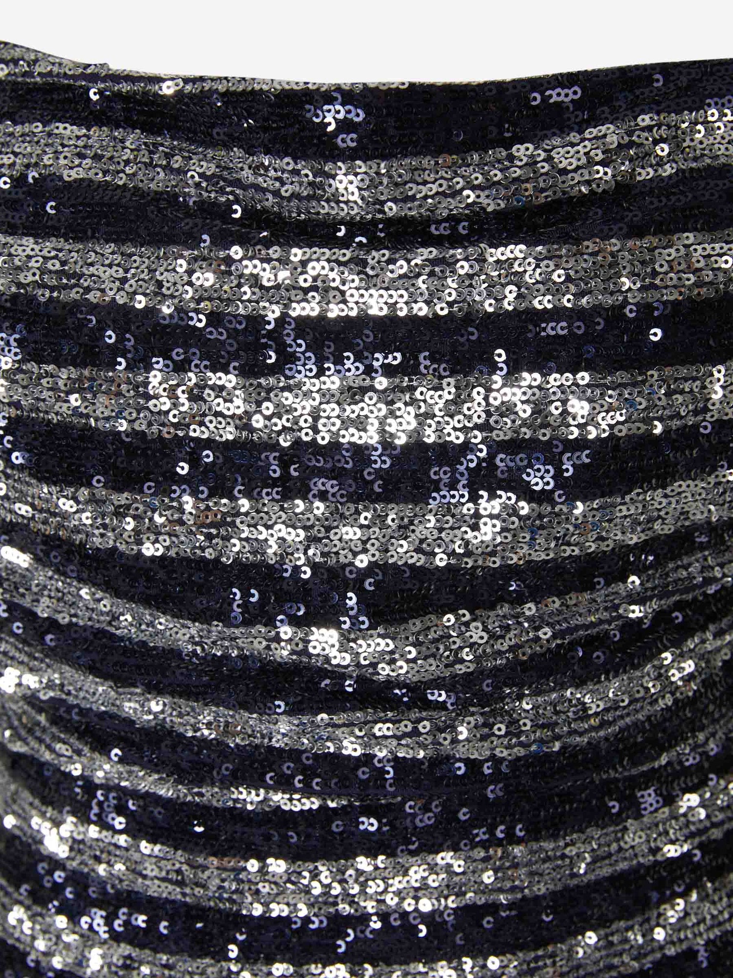 Outlet online Balmain Mujer Vestido Lentejuelas Mini color Plateado sku 731-005800 01 - Foto 3