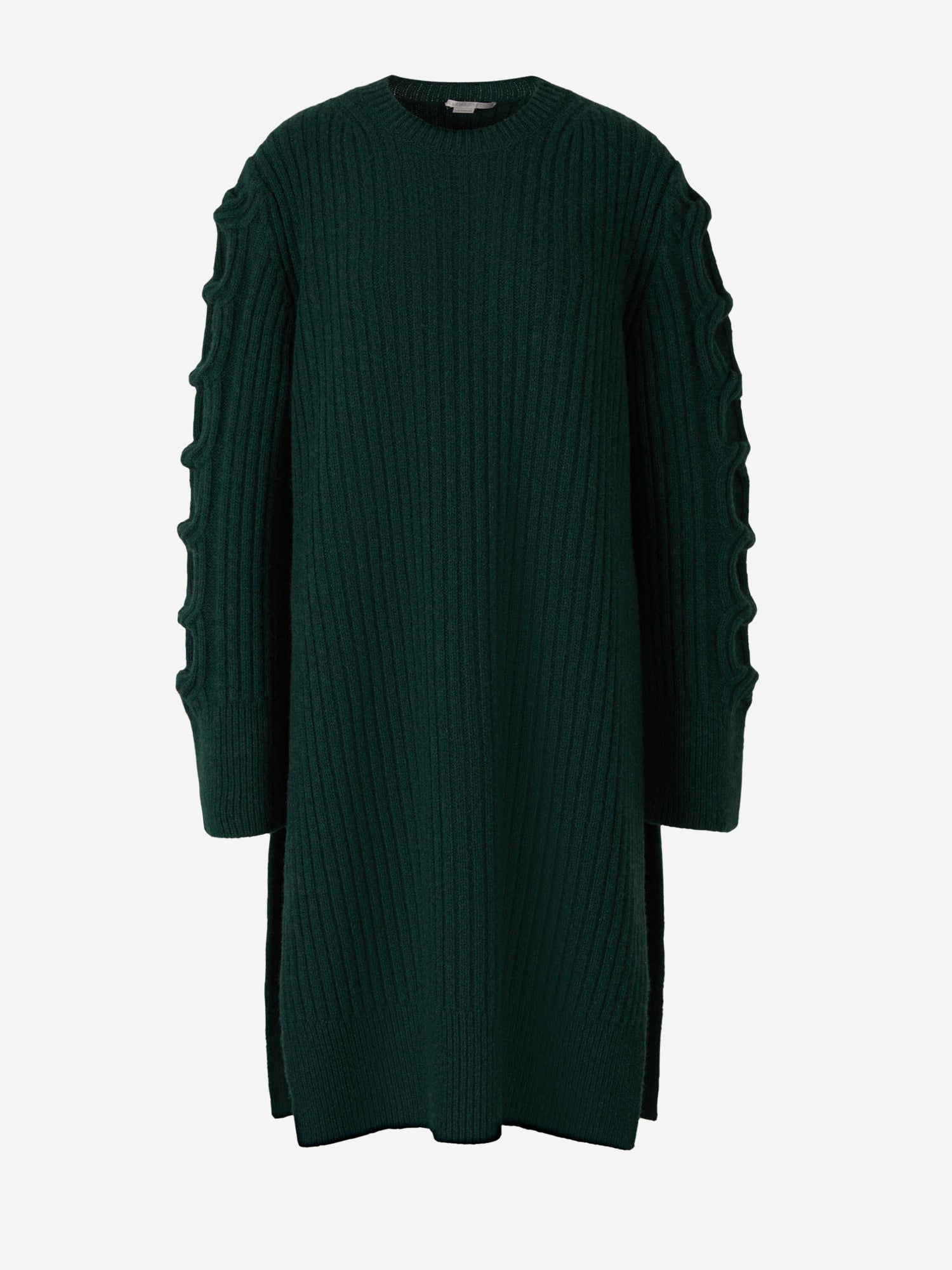 Outlet online Stella McCartney Mujer Vestido Punto Cashmere color Verde Oscuro sku 731-005805 01 - Foto 1