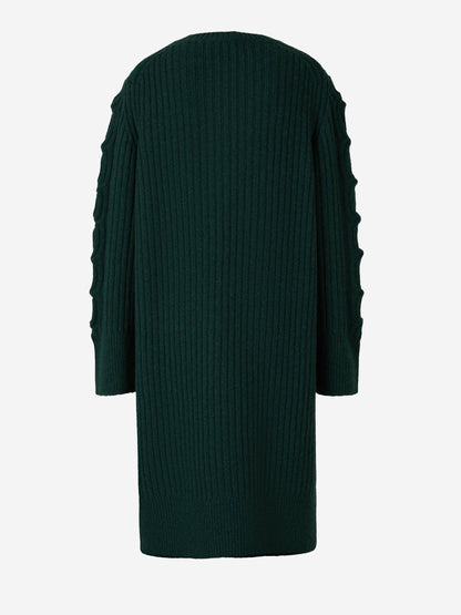 Outlet online Stella McCartney Mujer Vestido Punto Cashmere color Verde Oscuro sku 731-005805 01 - Foto 2