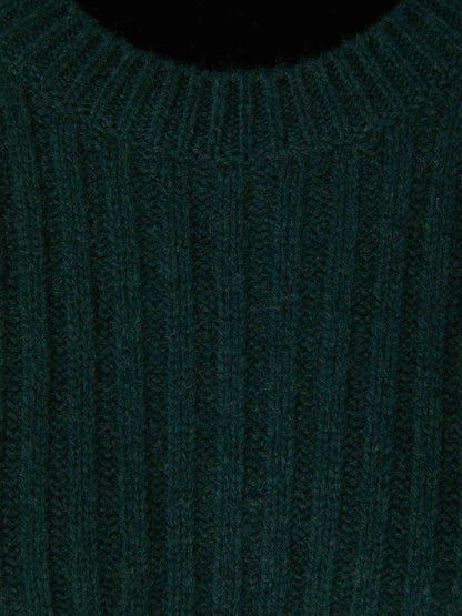 Outlet online Stella McCartney Mujer Vestido Punto Cashmere color Verde Oscuro sku 731-005805 01 - Foto 3